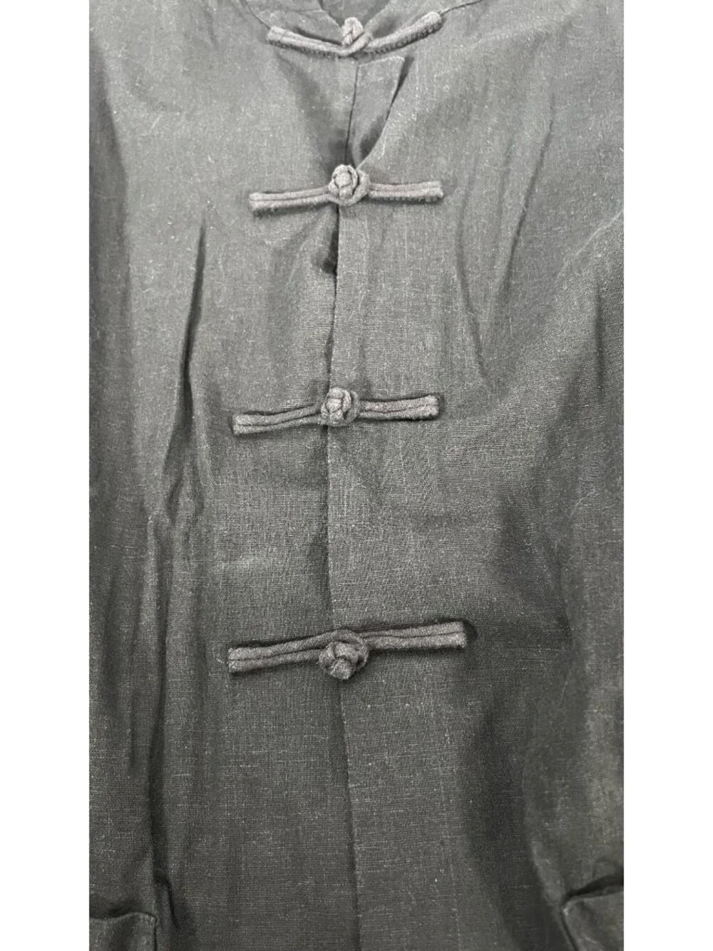 Timeless 2018 Production Acquired Black Chinese Tang Suit Costume COA Size M
